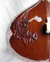 sitar carving student sitar