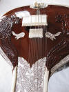 sitar bridges on mahogany sitar