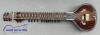 Electric sitar with built in piezo pickup