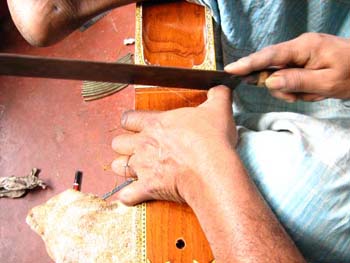 cutting neck for nut