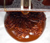 Top natural gourd on sitar